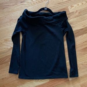 Black JCrew off the shoulder top